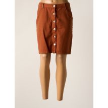 ISLOW - Jupe mi-longue marron en coton - Femme - Taille W27 - Modz