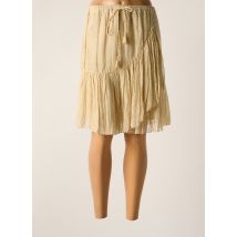 LEON & HARPER - Jupe mi-longue beige en viscose - Femme - Taille 38 - Modz