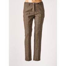 OTTOD'AME - Pantalon slim marron en acrylique - Femme - Taille 40 - Modz