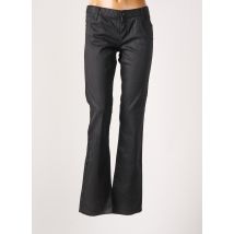 ACQUAVERDE - Pantalon flare noir en coton - Femme - Taille W32 - Modz