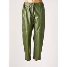 OTTOD'AME - Pantalon droit vert en polyester - Femme - Taille 40 - Modz