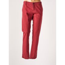 BELLEROSE - Pantalon chino rouge en coton - Femme - Taille 40 - Modz