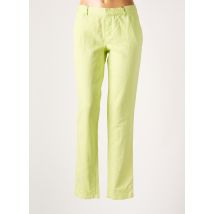 LEON & HARPER - Pantalon slim vert en coton - Femme - Taille 34 - Modz