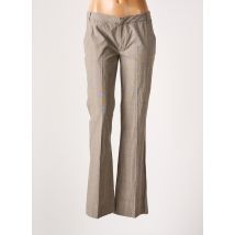 BELLEROSE - Pantalon droit gris en coton - Femme - Taille 36 - Modz
