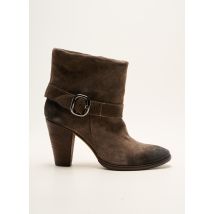 ALBERTO FERMANI - Bottines/Boots marron en cuir - Femme - Taille 37 - Modz
