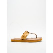 INUOVO - Tongs jaune en cuir - Femme - Taille 36 - Modz