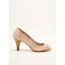 NOE - Escarpins rose en cuir - Femme - Taille 35 - Modz