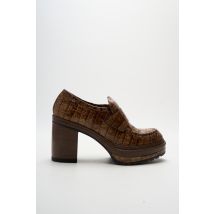 PONS QUINTANA - Mocassins marron en cuir - Femme - Taille 40 - Modz