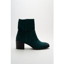 LES:VENUES - Bottines/Boots vert en cuir - Femme - Taille 36 - Modz