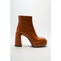 ELENA IACHI - Bottines/Boots orange en cuir - Femme - Taille 37 - Modz
