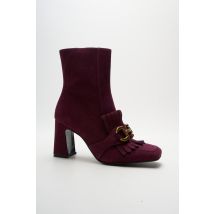 BRUNO PREMI - Bottines/Boots violet en cuir - Femme - Taille 39 - Modz
