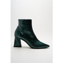 STRATEGIA - Bottines/Boots vert en cuir - Femme - Taille 39 - Modz