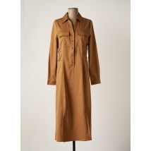 B.YOUNG - Robe mi-longue beige en coton - Femme - Taille 36 - Modz
