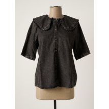 ICHI - Chemisier gris en coton - Femme - Taille 36 - Modz
