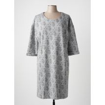 FRED SABATIER - Robe mi-longue gris en polyester - Femme - Taille 42 - Modz