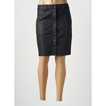 GEISHA - Jupe mi-longue noir en coton - Femme - Taille 36 - Modz