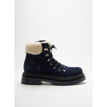 HOOPER SHOES - Bottines/Boots bleu en cuir - Femme - Taille 39 - Modz