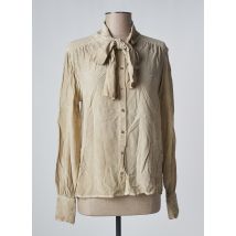CLOSED - Chemisier beige en soie - Femme - Taille 38 - Modz