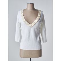 VOTRE NOM - Pull blanc en viscose - Femme - Taille 42 - Modz