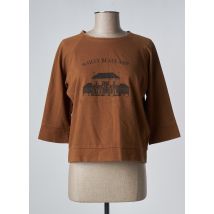 ROSE ANNA - Sweat-shirt marron en coton - Femme - Taille 36 - Modz