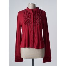 KARBOON - Chemisier rouge en viscose - Femme - Taille 42 - Modz