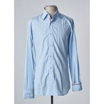 GIANNI FERRUCCI - Chemise manches longues bleu en coton - Homme - Taille S - Modz