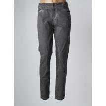 ET COMPAGNIE - Pantalon slim gris en coton - Femme - Taille 44 - Modz