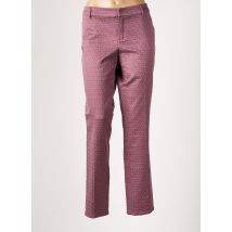 SYM - Pantalon droit violet en polyester - Femme - Taille 46 - Modz