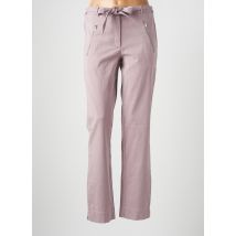 SYM - Pantalon droit violet en tencel - Femme - Taille 40 - Modz