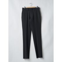LOUIS PURPLE - Pantalon droit noir en polyester - Homme - Taille 38 - Modz