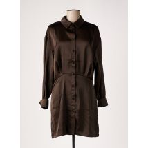 SAMSOE & SAMSOE - Robe courte marron en polyester - Femme - Taille 38 - Modz