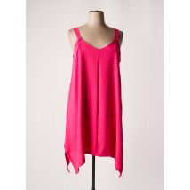 G!OZE - Robe mi-longue rose en viscose - Femme - Taille 48 - Modz