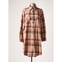 YESTA - Robe mi-longue rose en viscose - Femme - Taille 54 - Modz