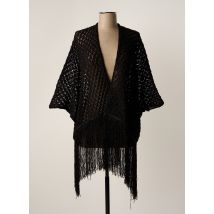 MAT FASHION - Gilet manches longues noir en metal - Femme - Taille 46 - Modz