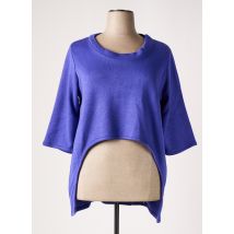 POISSONS BLANCS - Pull bleu en polyamide - Femme - Taille 54 - Modz