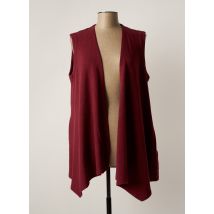 MES SOEURS ET MOI - Gilet sans manche rouge en coton - Femme - Taille 42 - Modz