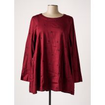 MES SOEURS ET MOI - Tunique manches longues rouge en coton - Femme - Taille 38 - Modz