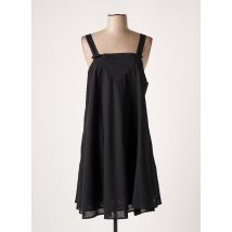 SEMIOLOGY - Robe mi-longue noir en coton - Femme - Taille 48 - Modz