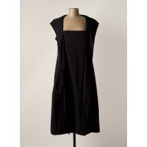 LUUKAA - Robe mi-longue noir en coton - Femme - Taille 50 - Modz