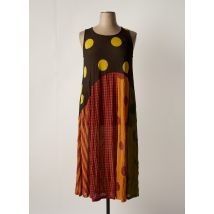 ALEMBIKA - Robe longue vert en polyester - Femme - Taille 46 - Modz