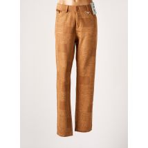 S.QUISE - Pantalon slim marron en polyester - Femme - Taille 46 - Modz