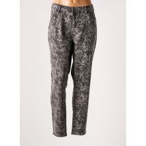 JENSEN - Pantalon slim gris en coton - Femme - Taille 52 - Modz