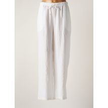 YOEK - Pantalon large blanc en lin - Femme - Taille 42 - Modz