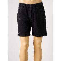 Q/S DESIGNED BY - Bermuda noir en coton - Homme - Taille W40 - Modz