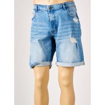 URBAN - Bermuda bleu en coton - Homme - Taille 48 - Modz