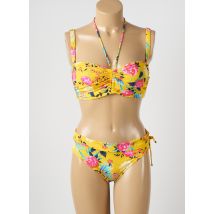 SALÉE - Maillot de bain 2 pièces jaune en polyamide - Femme - Taille TU - Modz