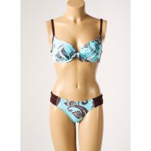 SALÉE - Maillot de bain 2 pièces bleu en polyamide - Femme - Taille TU - Modz