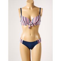 SALÉE - Maillot de bain 2 pièces bleu en polyamide - Femme - Taille TU - Modz
