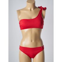 O'SALEE - Maillot de bain 2 pièces rouge en polyamide - Femme - Taille 40 - Modz