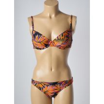 SUN PROJECT - Maillot de bain 2 pièces orange en polyamide - Femme - Taille 36 - Modz